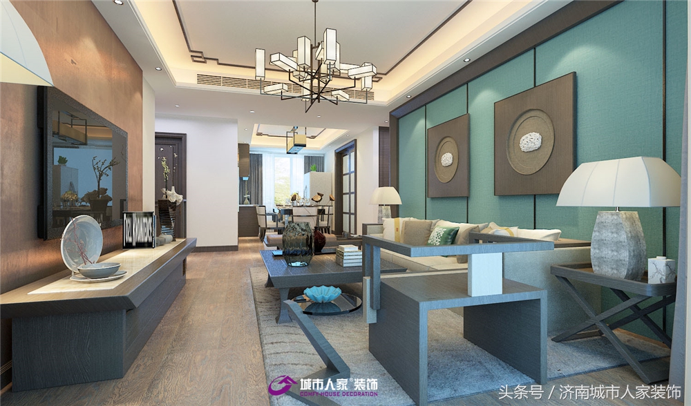 绿地香榭里两室风格装修效果图,济南槐荫区绿地香榭丽公馆东区