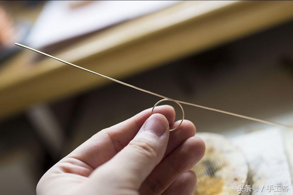 绕线戒指简单好看,手工绕线宝石戒指教程