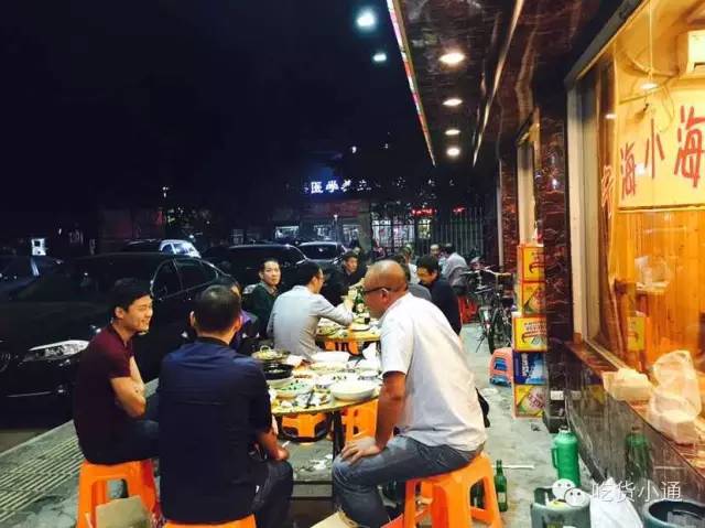 宁波海鲜夜排档一条街象山,又到吃晚餐的时候