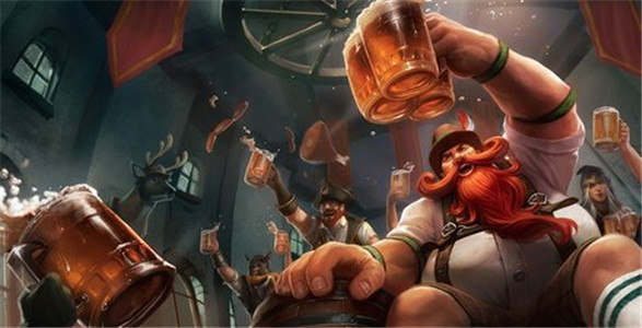 lol手游酒桶皮肤评测,英雄联盟酒桶皮肤测评