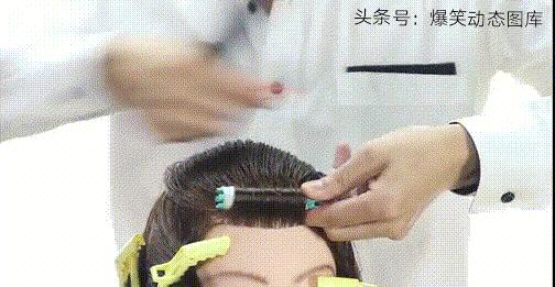 美发烫发各种卷杠手法,美发师烫发教学