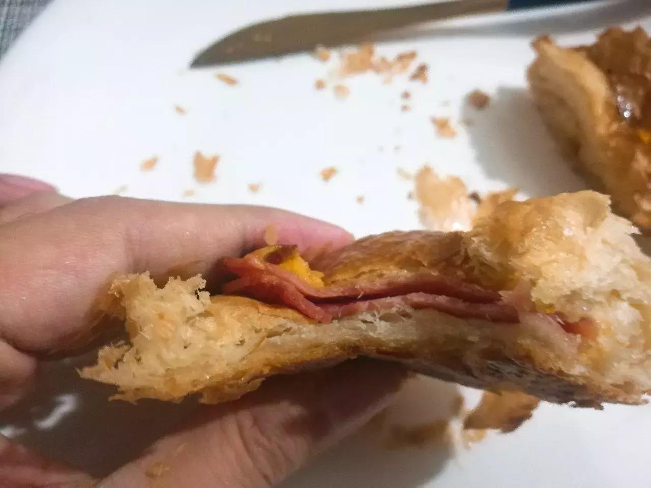 星巴克火腿芝士测评,星巴克同款芝士火腿可颂