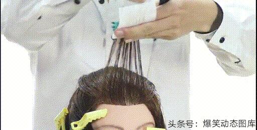 美发烫发各种卷杠手法,美发师烫发教学