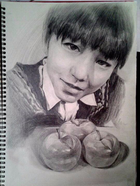 素描,彩铅!王俊凯的画像真的太美!