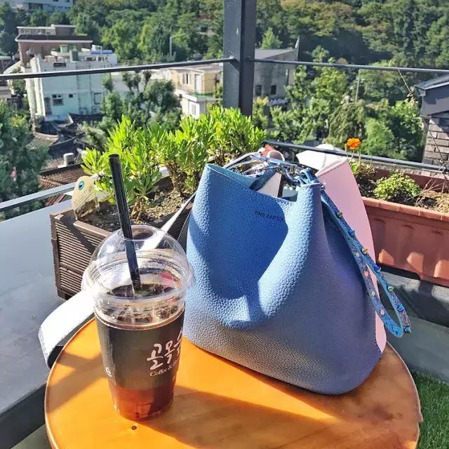 韩国小众蓝色包,韩国小众包