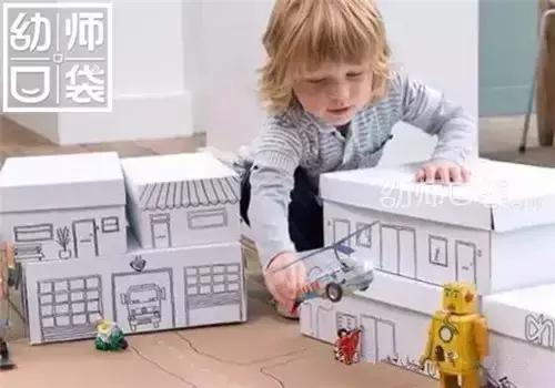 幼儿园鞋盒的多种玩法,买来的鞋盒不要怎么利用