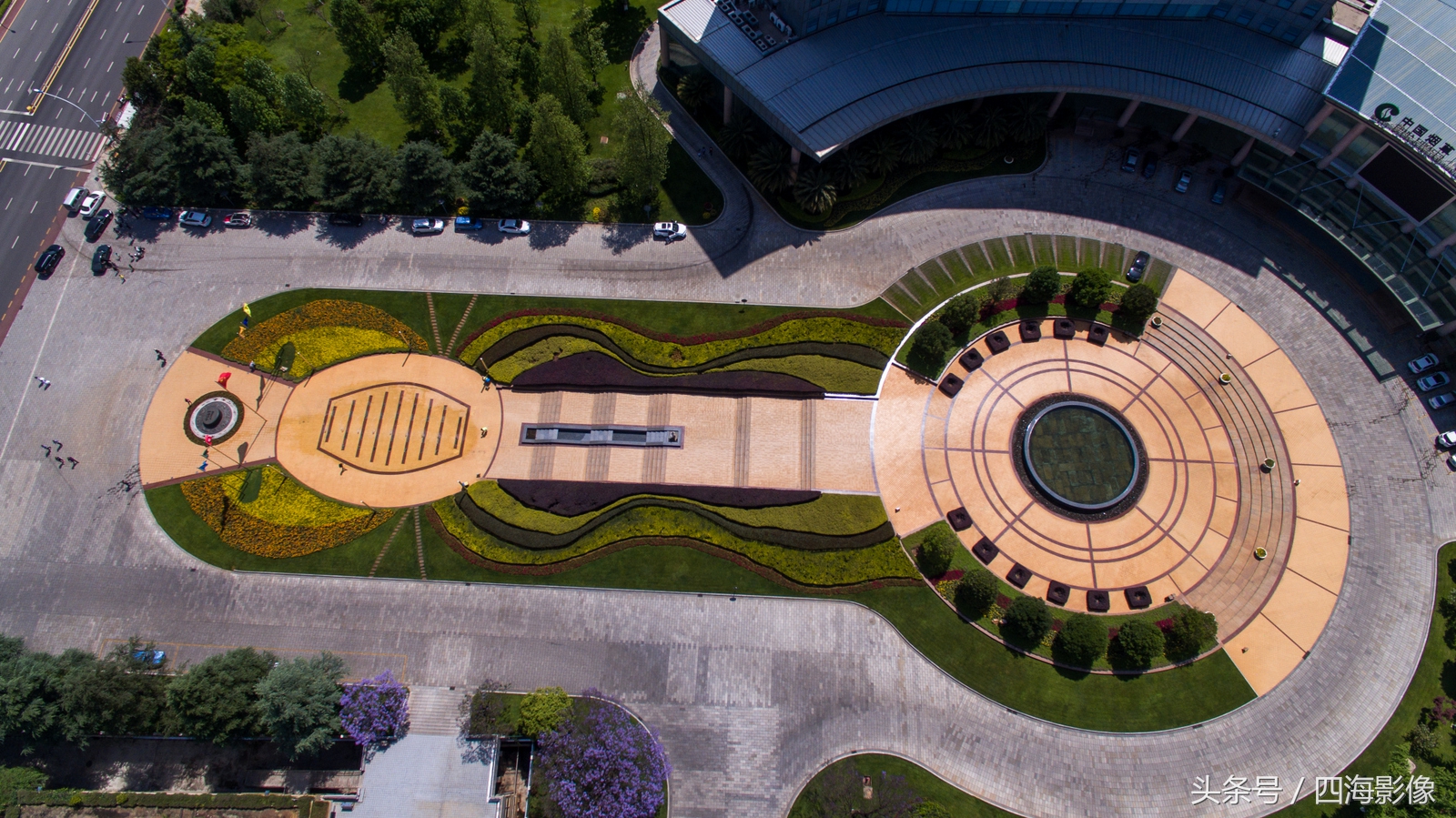 航拍云南玉溪市红塔区,红塔集团对玉溪的贡献