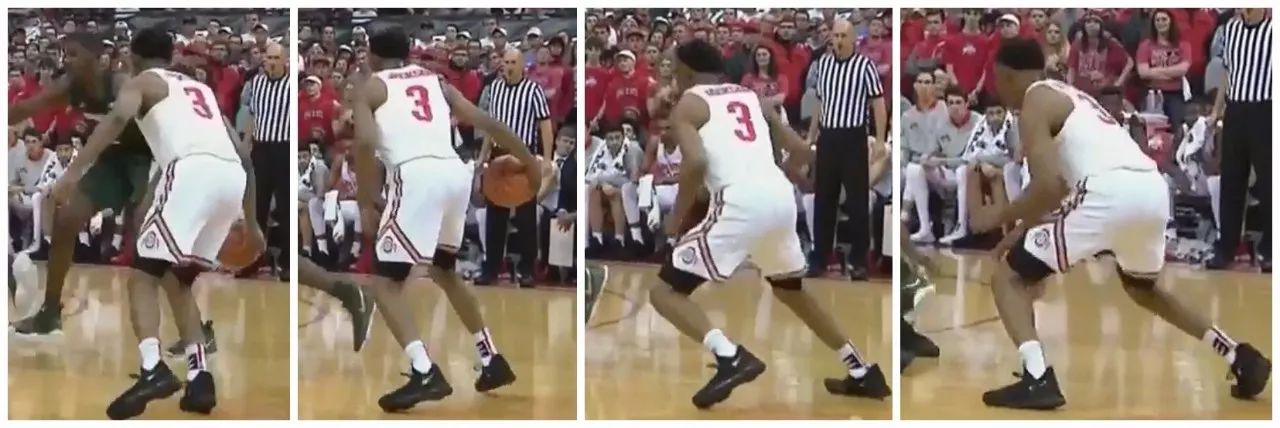 最简单篮球过人招式教学,内外侧运球过人