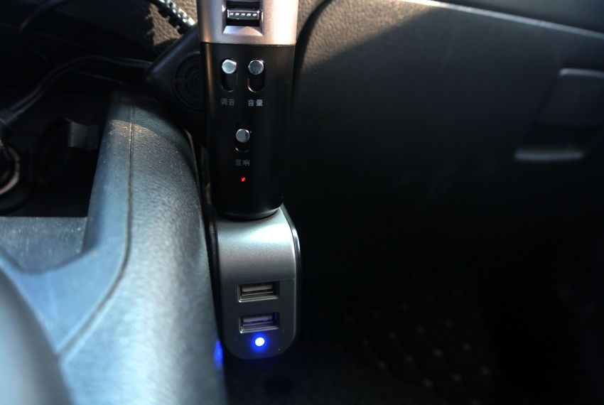 汽车麦克风车智乐k歌专用测评,车智乐随车唱车载