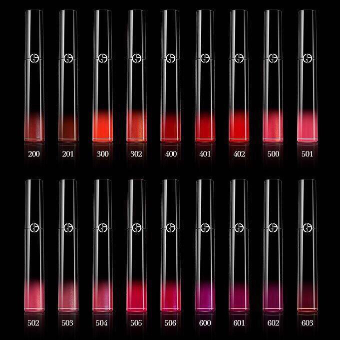 阿玛尼口红黑管挚爱400和红管400,阿玛尼红管和黑管区别