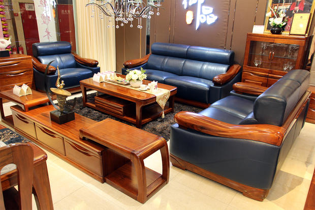 纯正乌金木沙发一套的价钱,金丝檀木沙发32800元