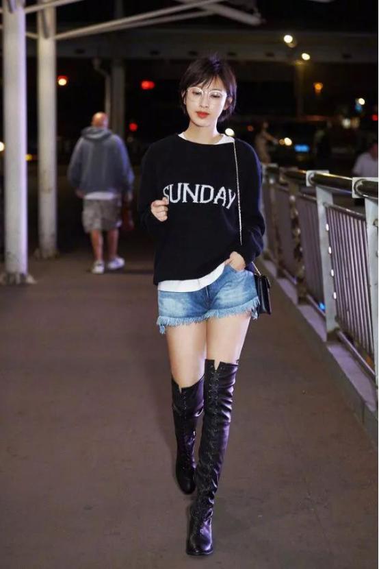 过膝靴才是最好的单品,过膝靴好看还是不过膝好看