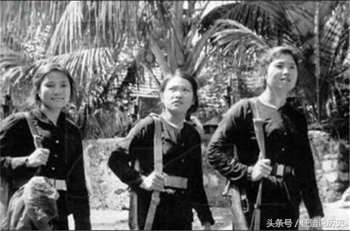 越战中的越南女兵，宁死都不愿当美军俘虏