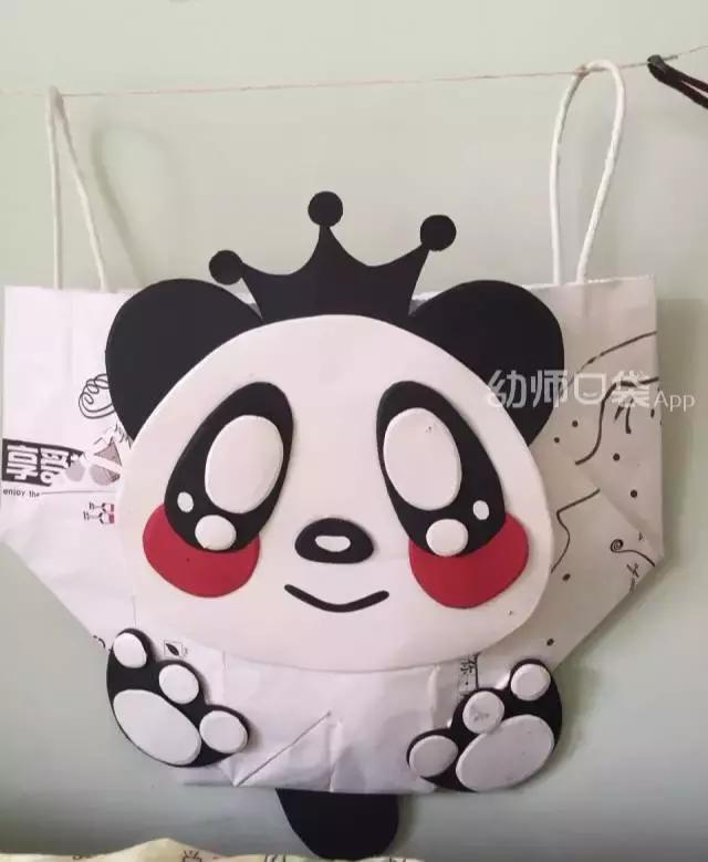 幼儿园废旧纸箱走廊环创吊饰双面,用废旧物品做关于冬天的手工吊饰