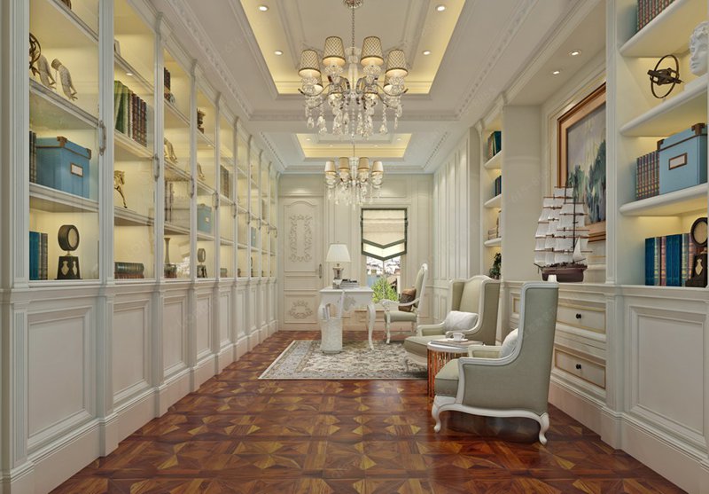 浙江欧式风格别墅装修案例,116平米廊桥水乡装修效果图