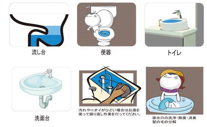 日本管道疏通剂强力疏通下水道,日本进口厨房管道疏通剂