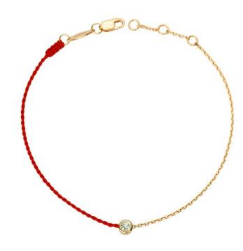 小李子戴的红绳,新春温柔敲显白转运红绳手链分享