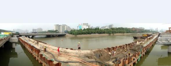 钢板桩围堰施工地址,钢板桩钢围堰施工