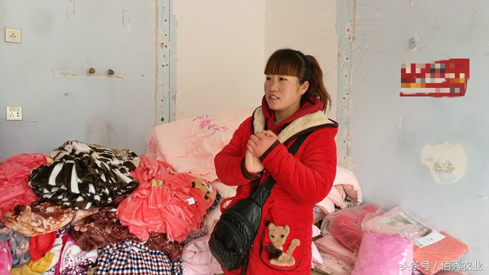 零下十来度冒严寒摆摊,农村女孩摆摊3个小时挣800