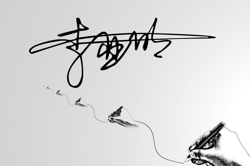 艺术签名不会写怎么办,艺术签名不认识字