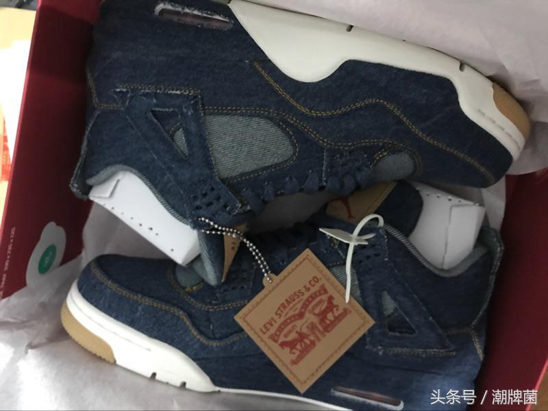 周杰伦上脚levisxairjordan4,levisxairjordan4第二配色