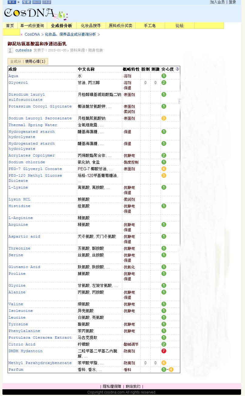 洗面奶含什么成分温和又好用的,郁美净洗面奶成分安全吗