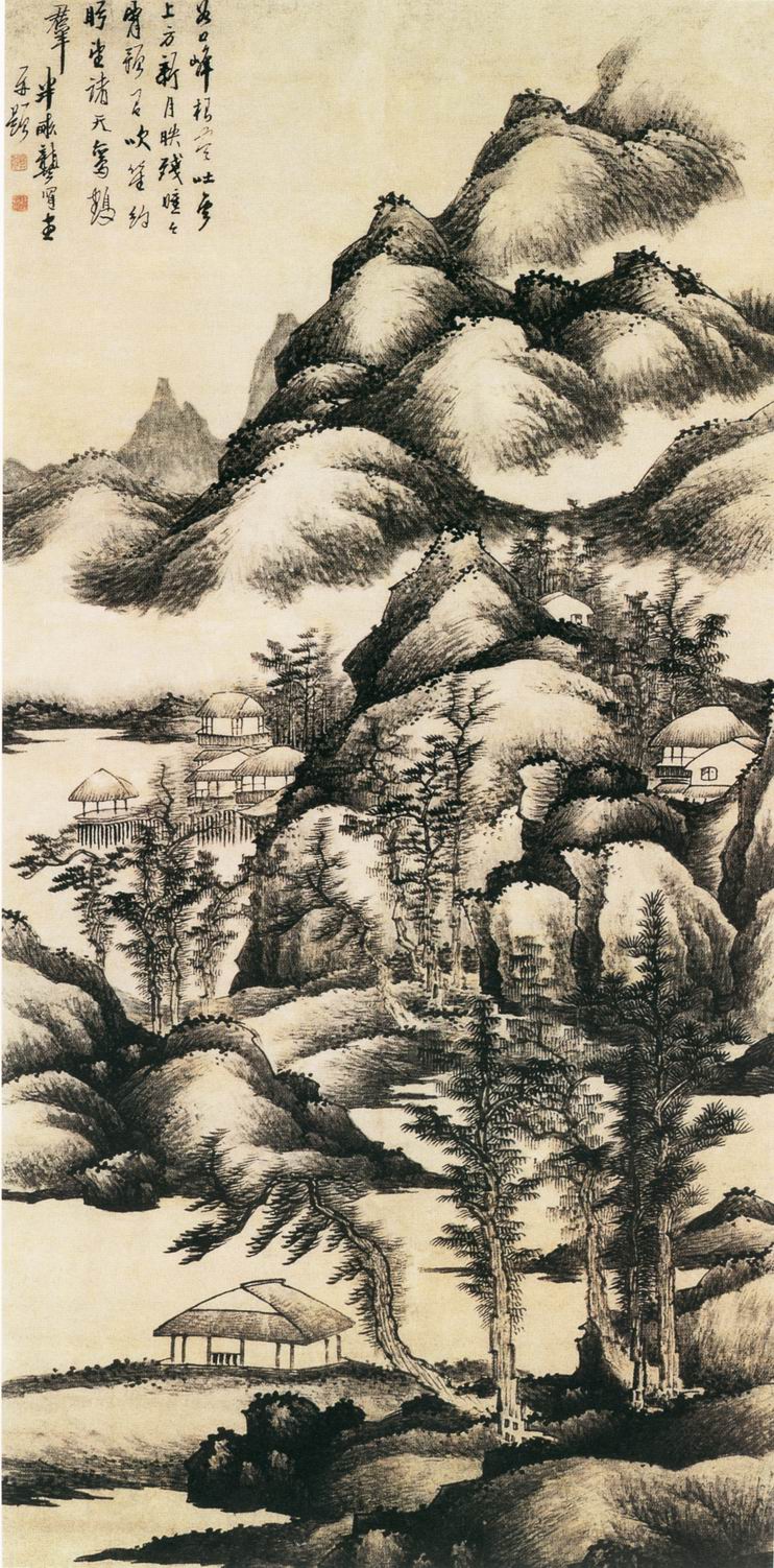 清代山水画图片大全曝光,清代山水画真迹图片