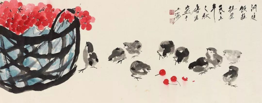 唐云早期花鸟作品欣赏,唐云先生花鸟条幅全集