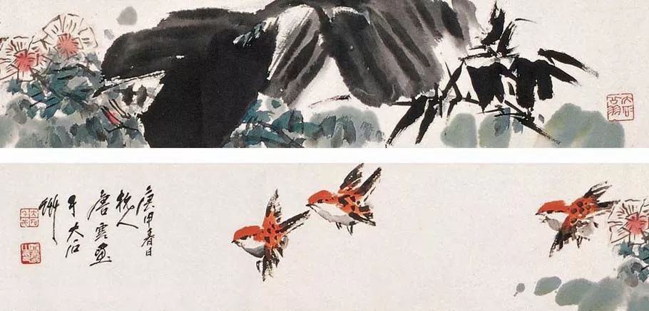 唐云早期花鸟作品欣赏,唐云先生花鸟条幅全集