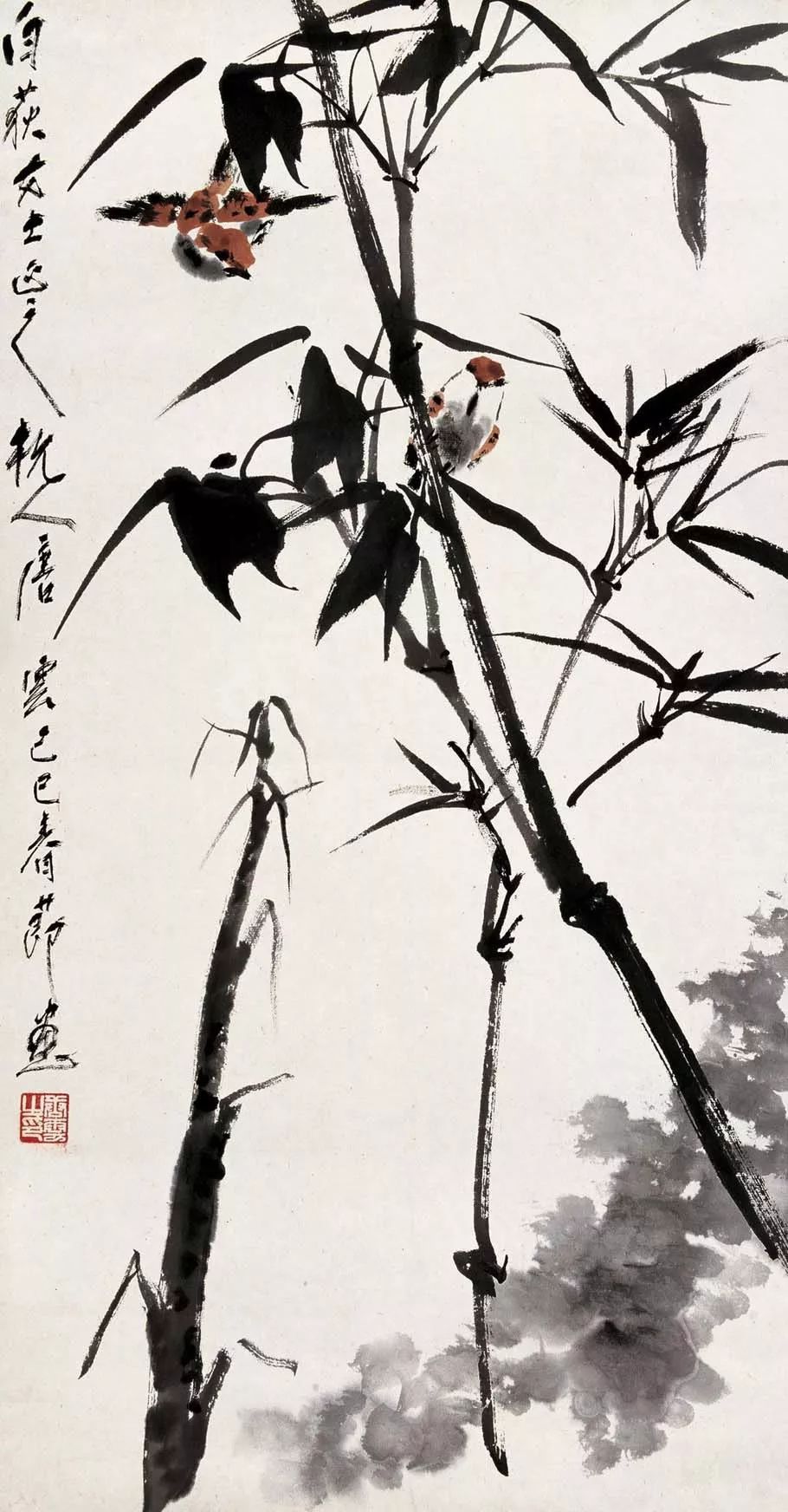 唐云早期花鸟作品欣赏,唐云先生花鸟条幅全集