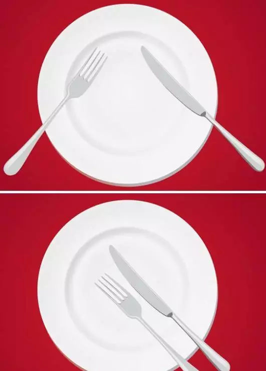 吃西餐刀叉怎么用显优雅的视频,西餐刀叉的正确使用拿法漫画