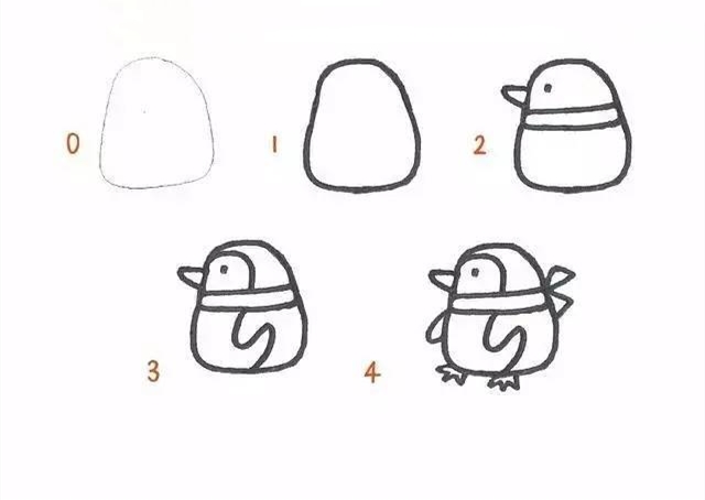 创意简笔画小孩可爱,创意幼儿简笔画简单又好看