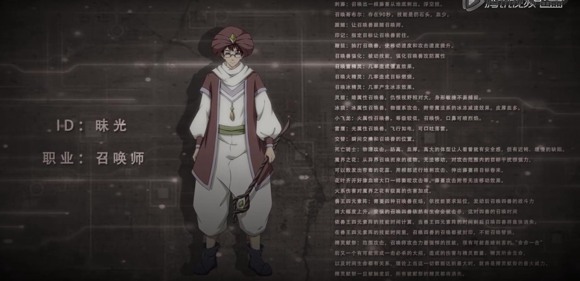 全职高手第一季人物角色,全职高手里面的职业有哪些