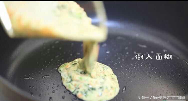 鸡蛋菠菜虾仁饼做法辅食,补钙虾仁豆腐饼