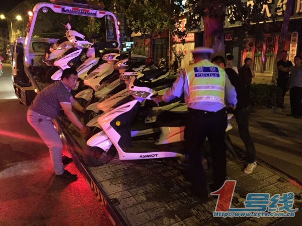 新县“野摩”上演“速度与激情”深夜被查