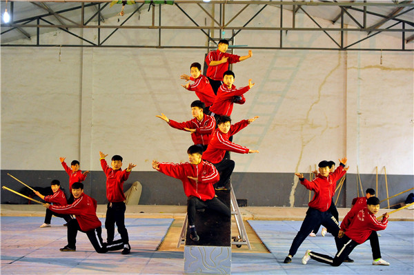 塔沟武校第20次登春晚,塔沟武校16年春晚