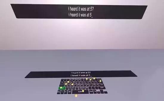 VR文本输入，想说爱你不容易