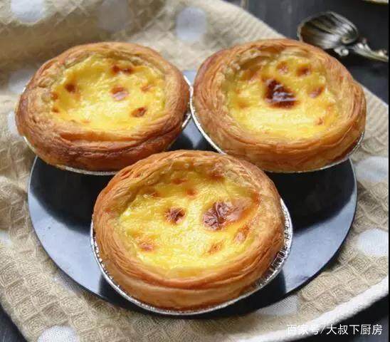 农村媳妇教做蛋挞,在外面买的现烤蛋挞
