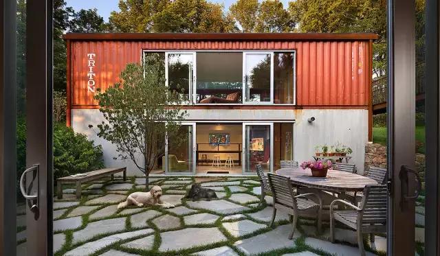 8个集装箱变身独立别墅,超实用的集装箱别墅