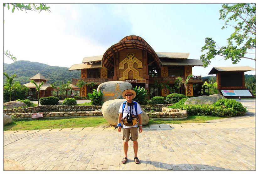 海南三亚槟榔谷的美景,三亚槟榔谷游记