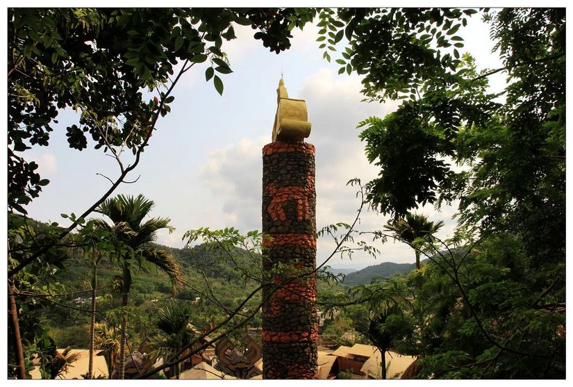 海南三亚槟榔谷的美景,三亚槟榔谷游记