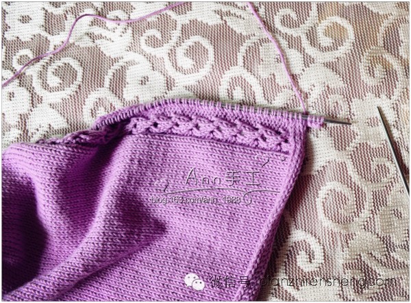 彩虹色针织女童开衫教程,春天宝宝开衫教程