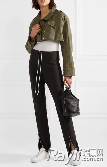 杨紫黑色阔腿牛仔裤,杨紫健身裤