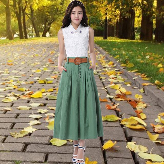 夏日必备亚麻裙,慵懒风亚麻裙