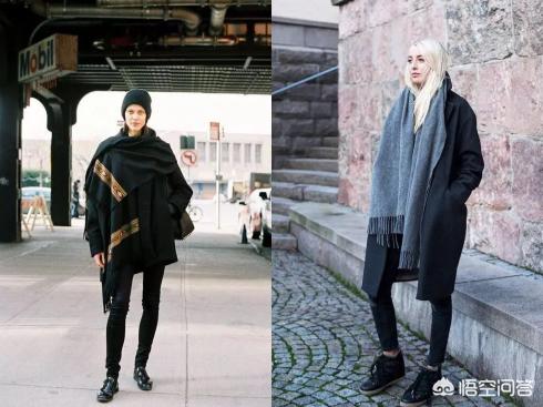 围巾怎样系上档次,男式围巾系法大全