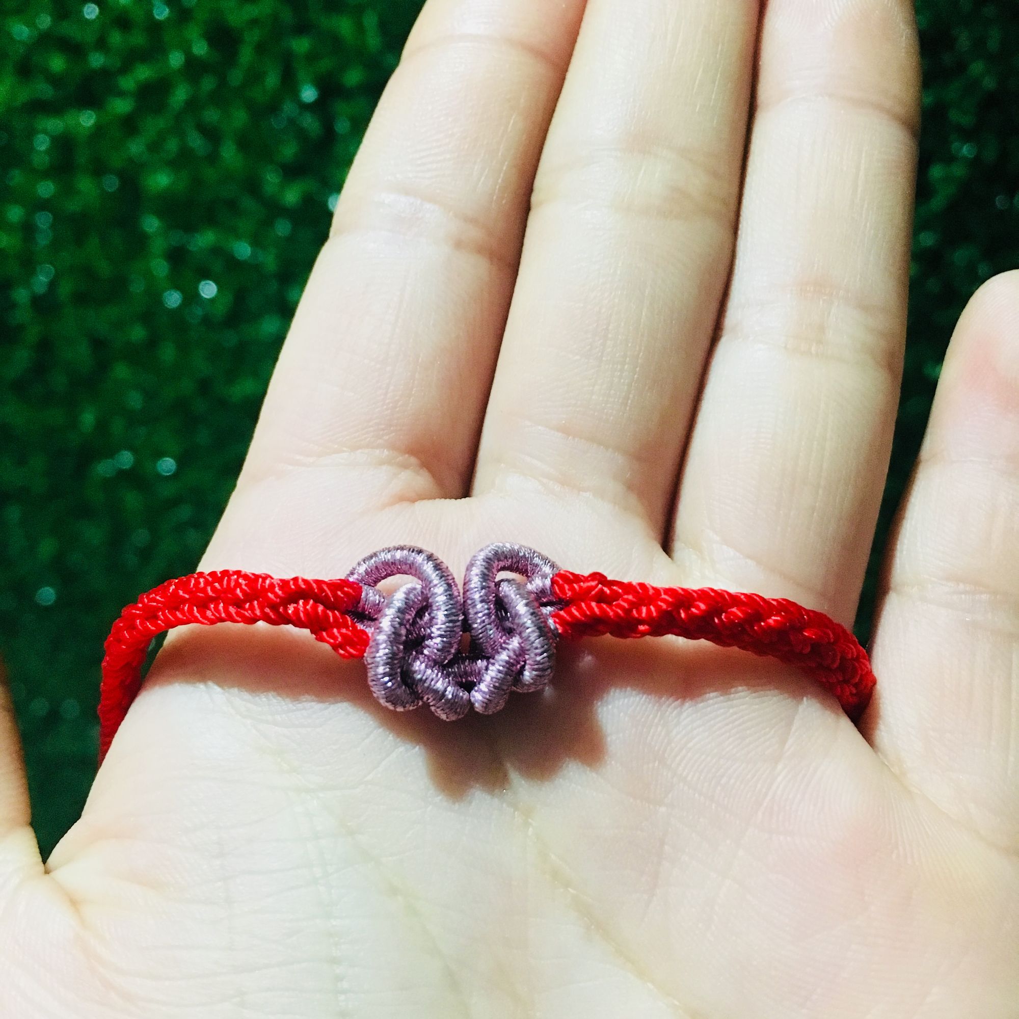 手工毛线编织蝴蝶结手链教程视频,立体蝴蝶结编织手绳