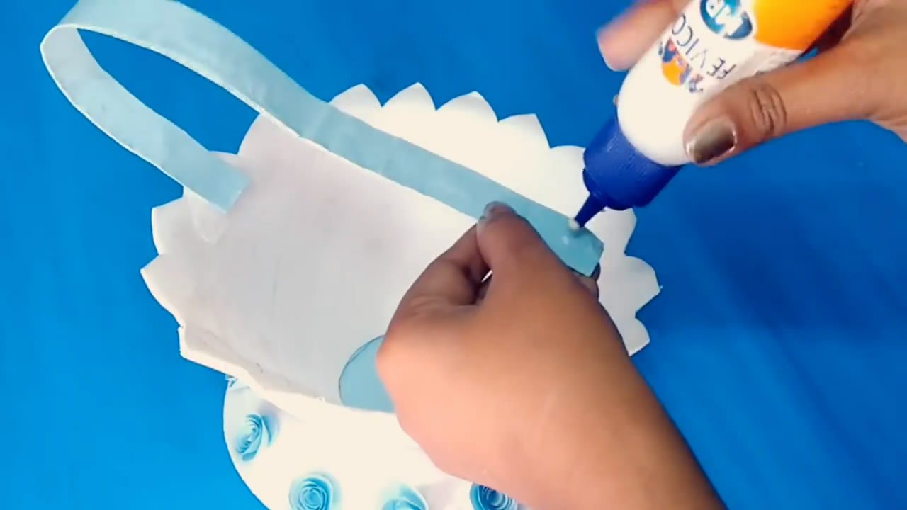 没有纸盘怎么做花篮,纸盘花篮手工制作