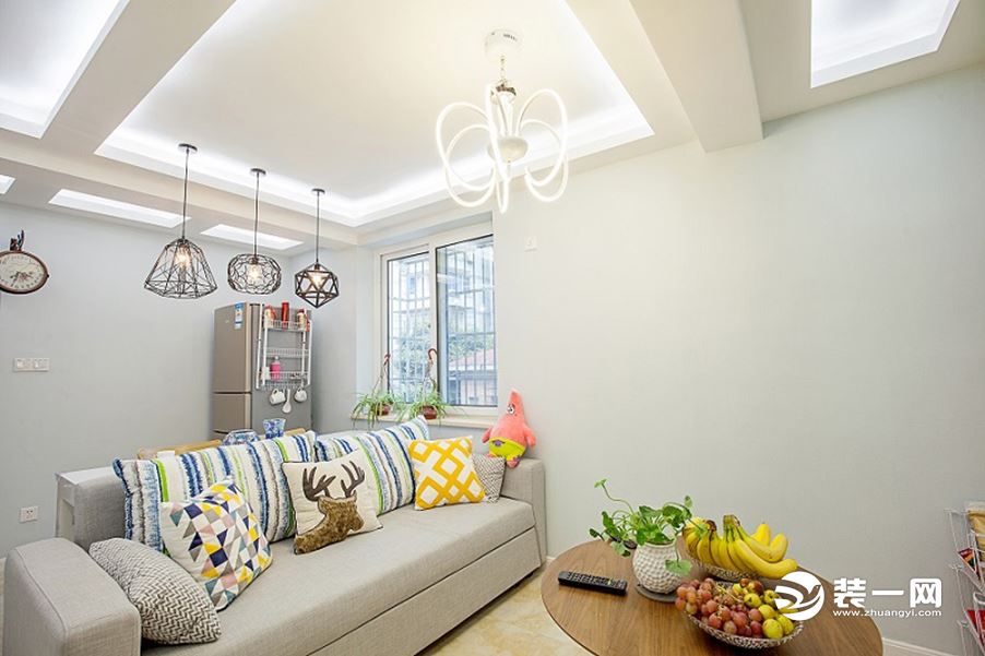 57平米小户型翻新设计,58平二手房改造翻新案例小户型