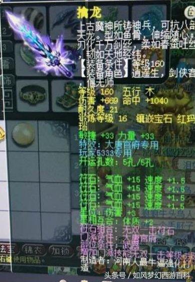 梦幻西游顶级服战龙宫展示,梦幻西游大唐官服所有武器