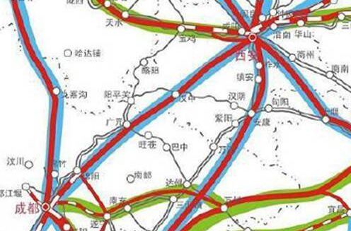 中国高铁规划中的重庆到哪里,重庆到西安高铁建设进展